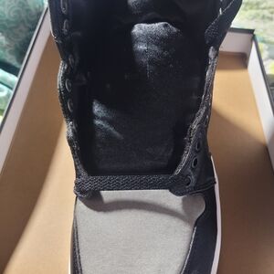 Jordan Black and Gray Retro High-Tops